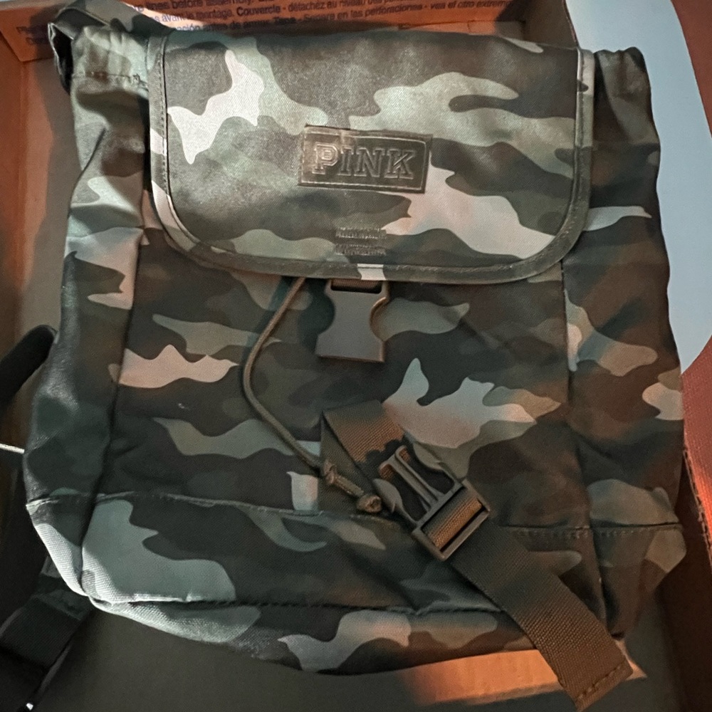 Camouflage, PINK, mini backpack